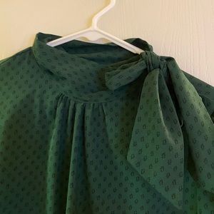 Olive green blouse